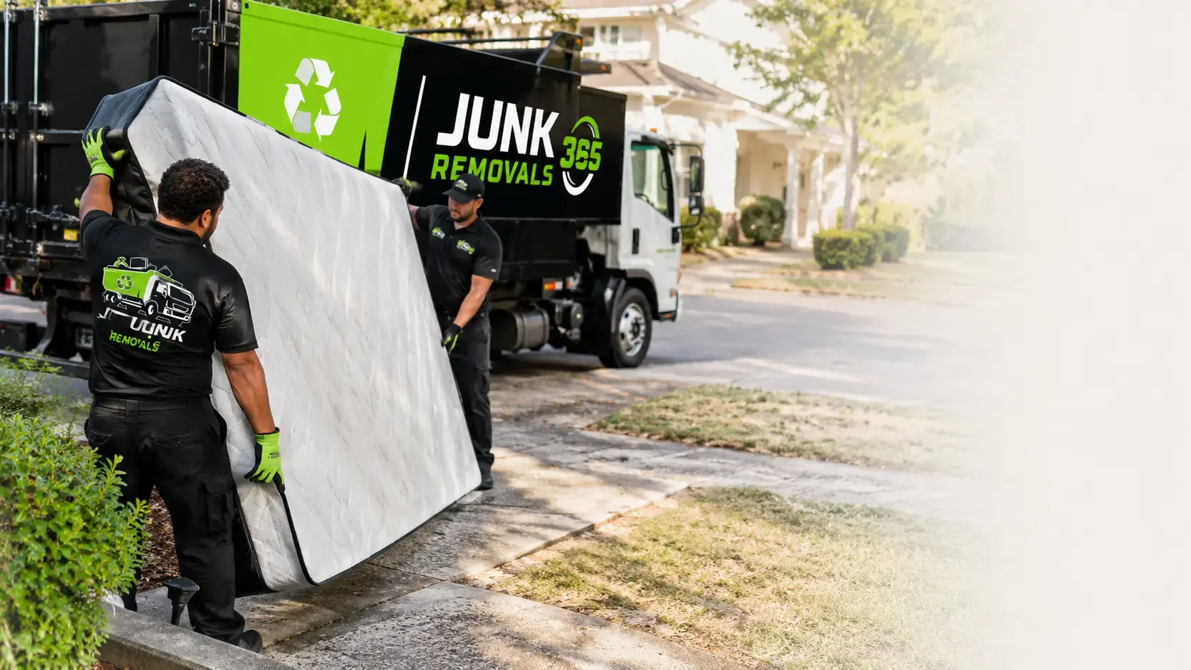 Mattress removal preparation for a home cleanout across the United States