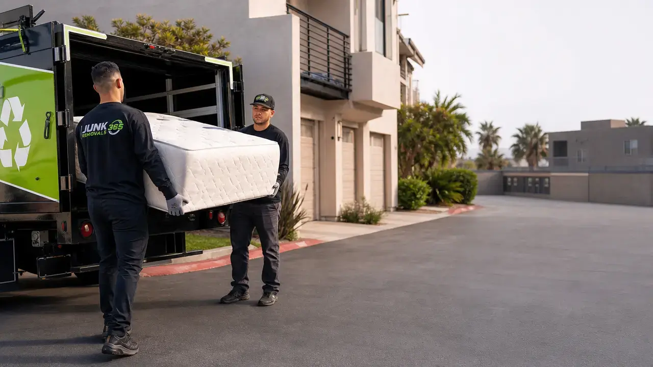 Mattress removal and donation planning for a San Diego California apartment cleanout