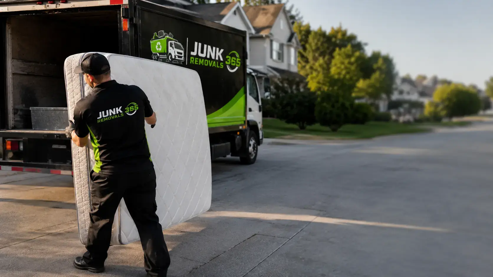 Mattress removal planning for a Wake County North Carolina home cleanout