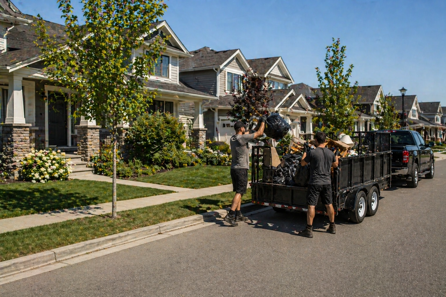 Professional junk removal crew — get a free quote today